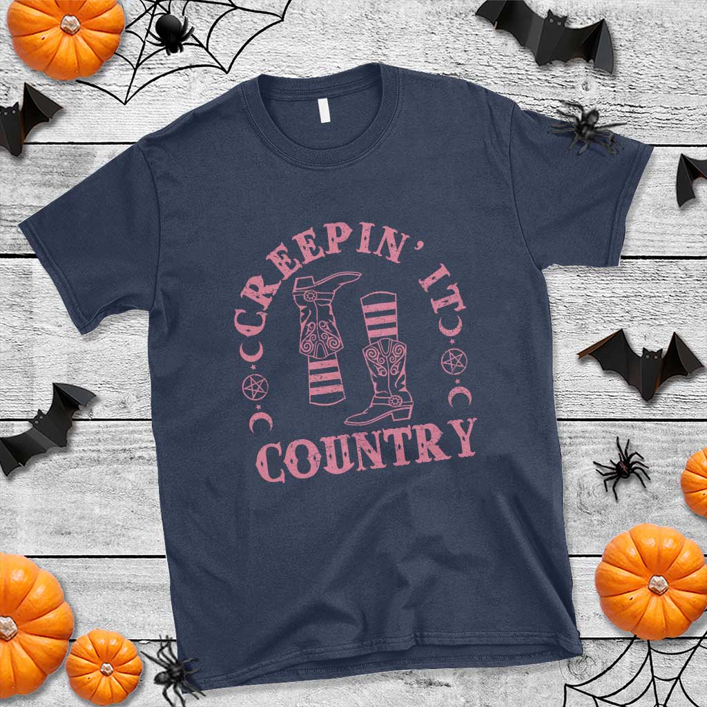 halloween-cowgirl-t-shirt-creepin-it-country-cowboy-boots-witch-socks-pentagram