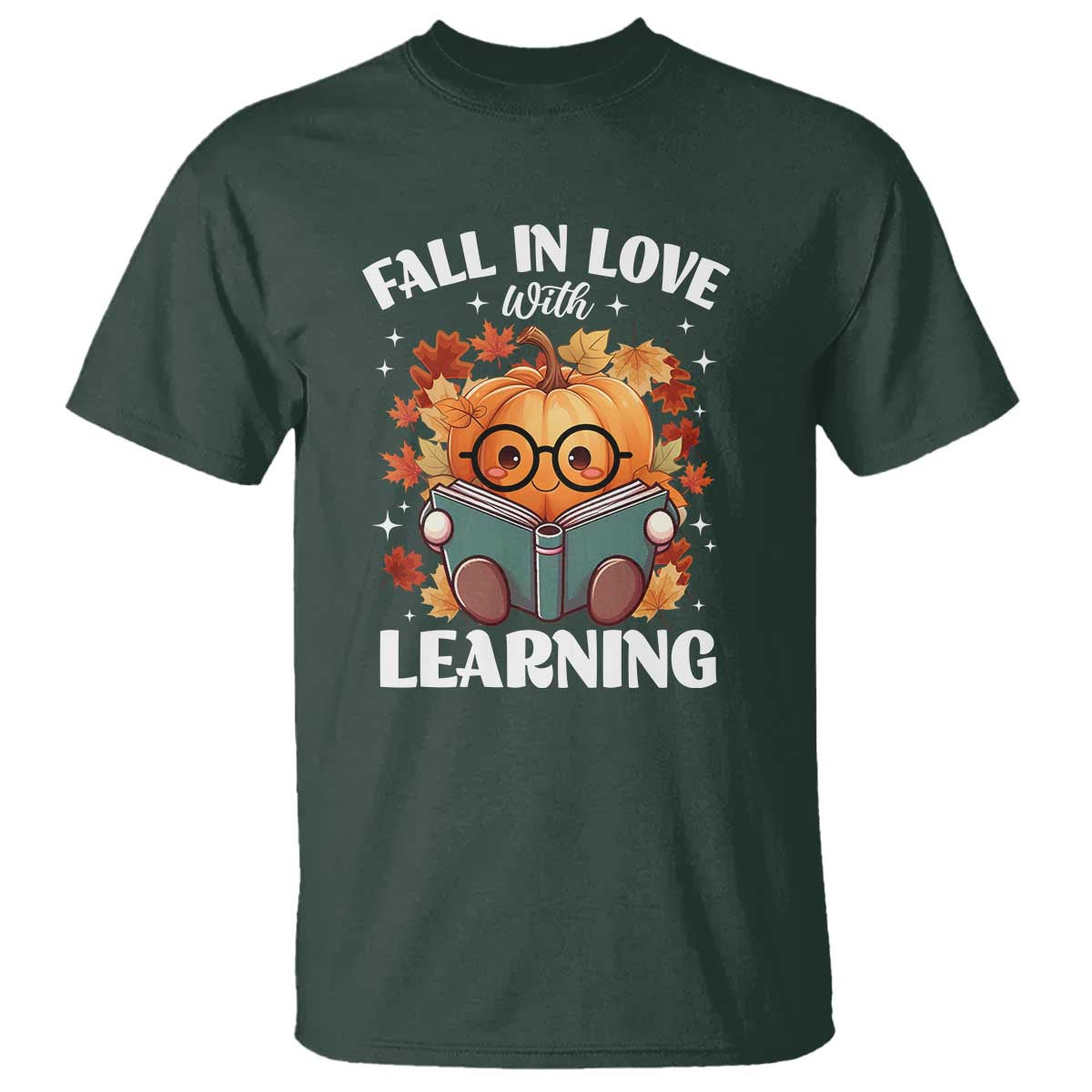 funny-teacher-t-shirt-fall-in-love-with-learning-autumn-pumpkin-reading-thanksgiving-pumpkin