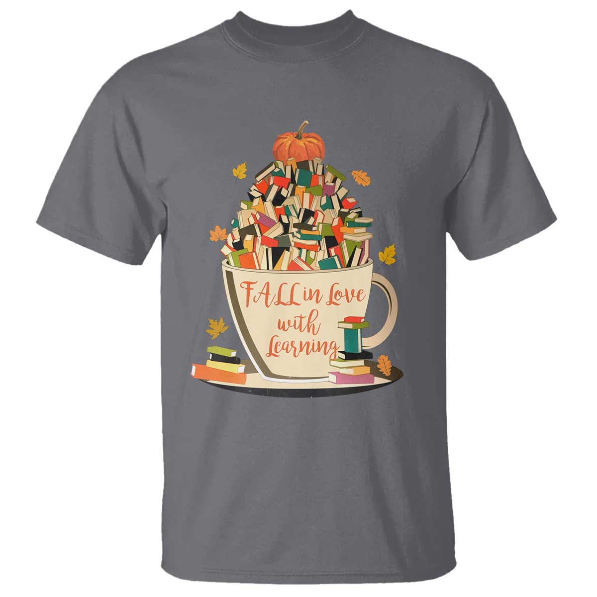 funny-teacher-t-shirt-fall-in-love-with-learning-autumn-pumpkin-reading-thanksgiving