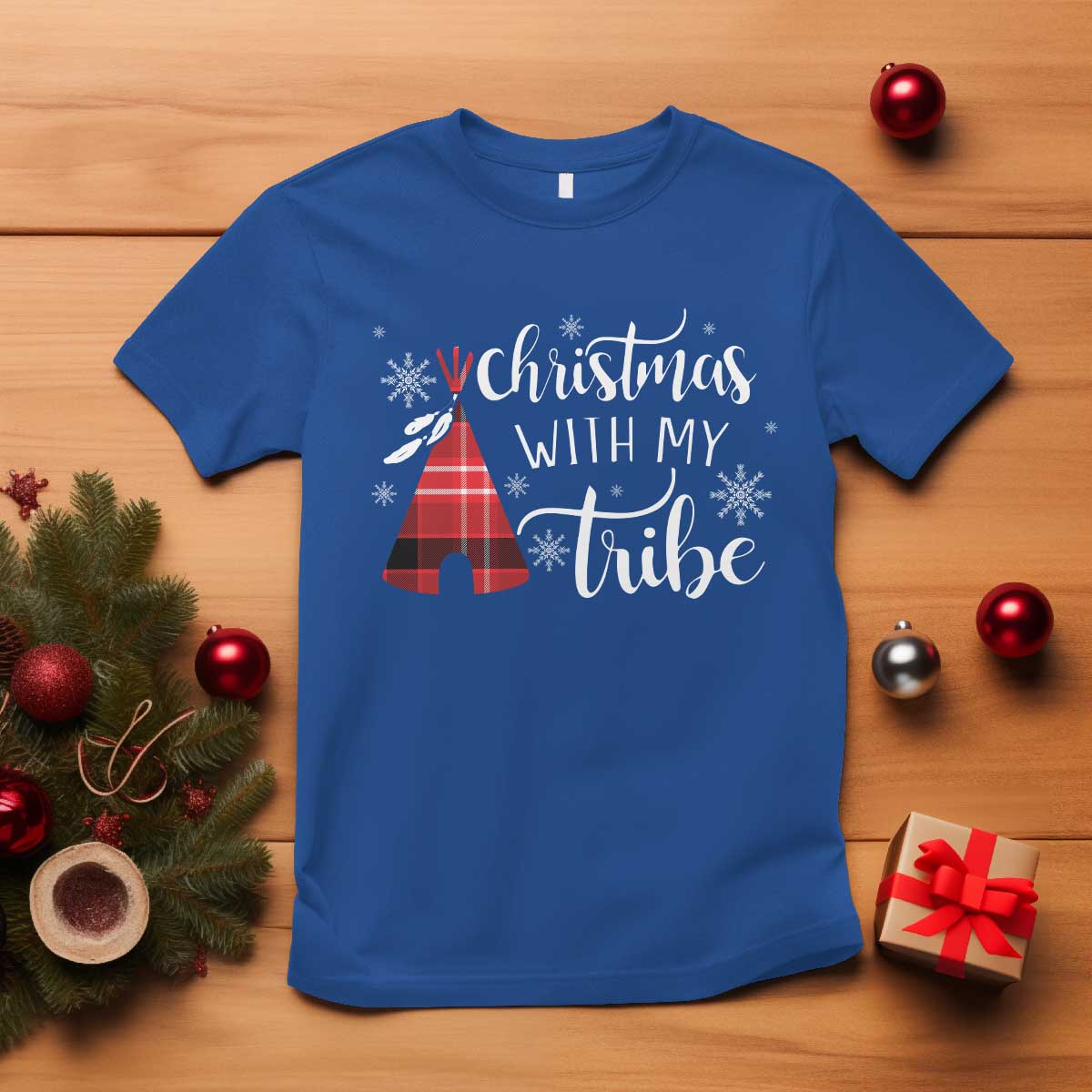 funny-christmas-native-american-t-shirt-christmas-with-my-tribes