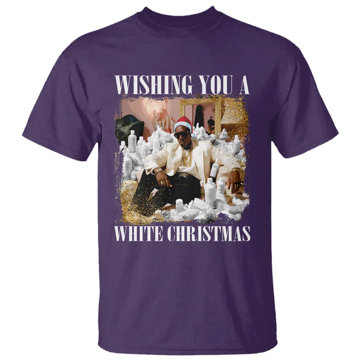 funny-dirty-santa-diddy-christmas-t-shirt-wishing-you-a-white-christmas-santa-hat