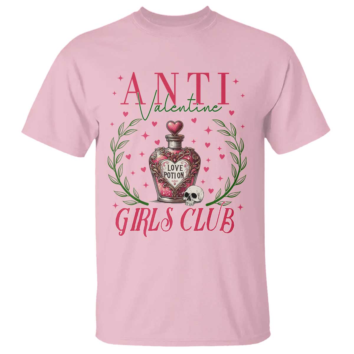 funny-anti-valentine-girl-club-t-shirt-love-potion-skull