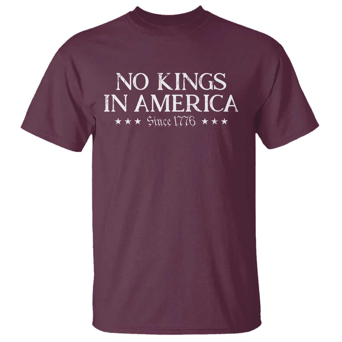 no-kings-in-america-since-1776-t-shirt-vintage-star