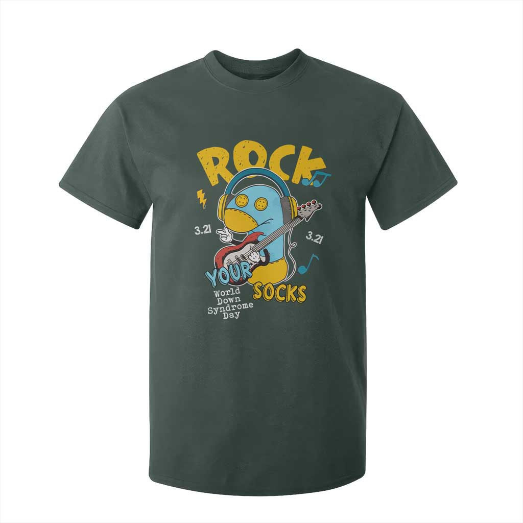 Funny Rock Your Socks T Shirt For Kid World Down Syndrome Day WDSD