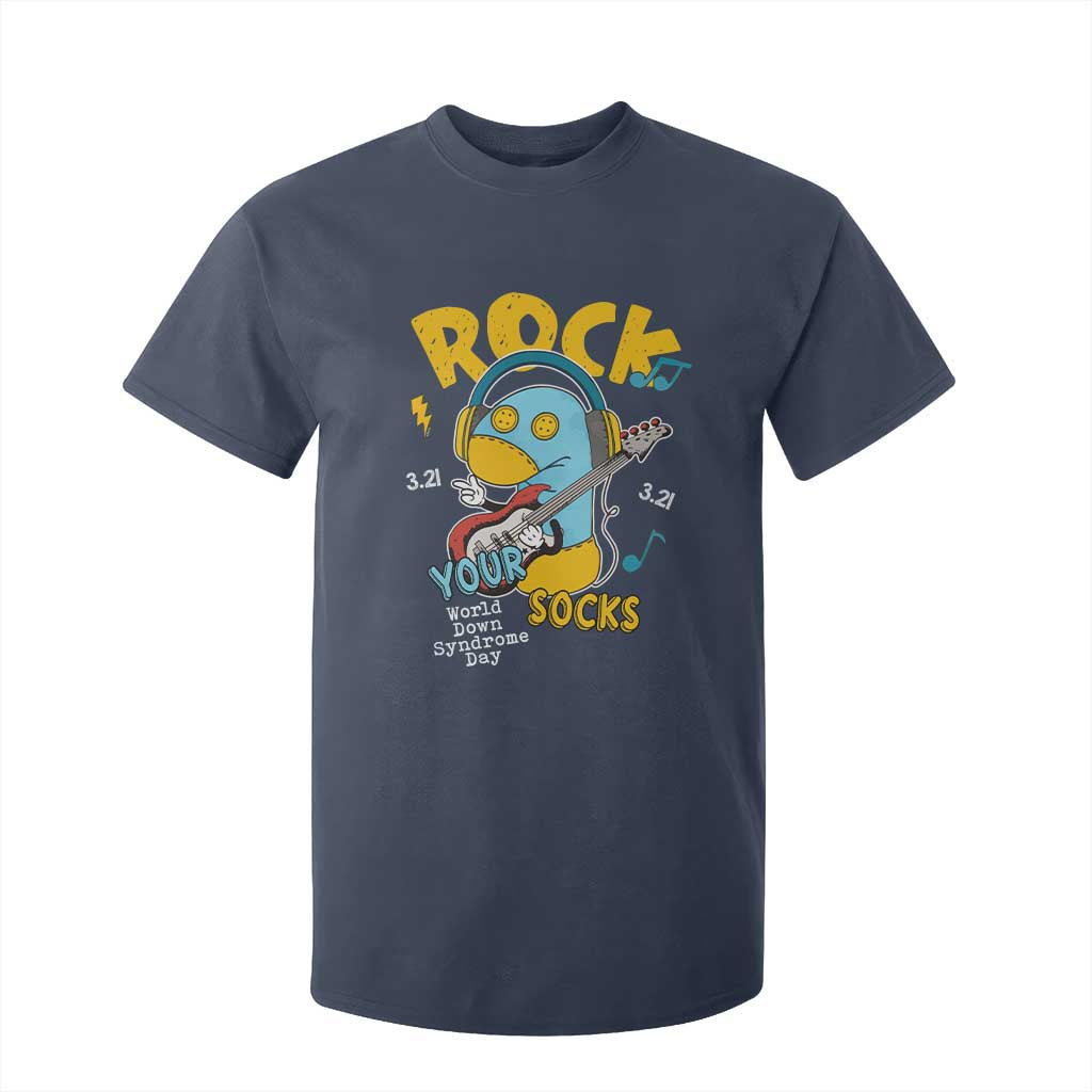 Funny Rock Your Socks T Shirt For Kid World Down Syndrome Day WDSD