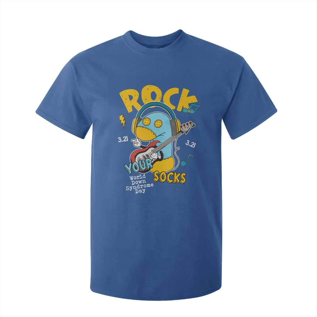 Funny Rock Your Socks T Shirt For Kid World Down Syndrome Day WDSD