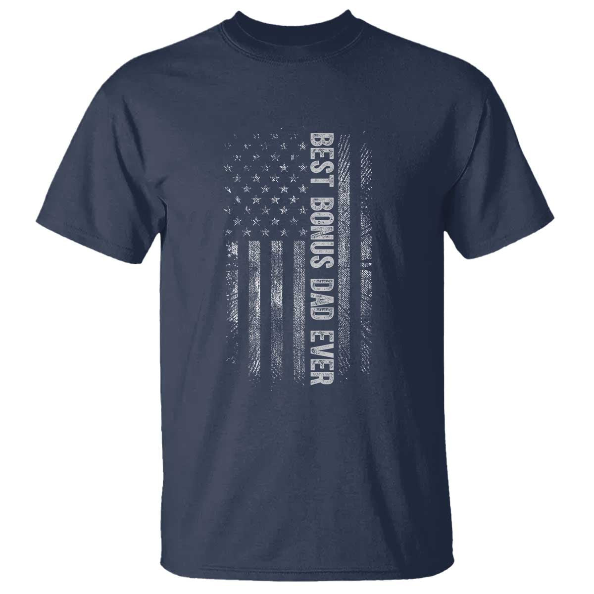 funny-best-bonus-dad-ever-t-shirt-fathers-day-american-flag