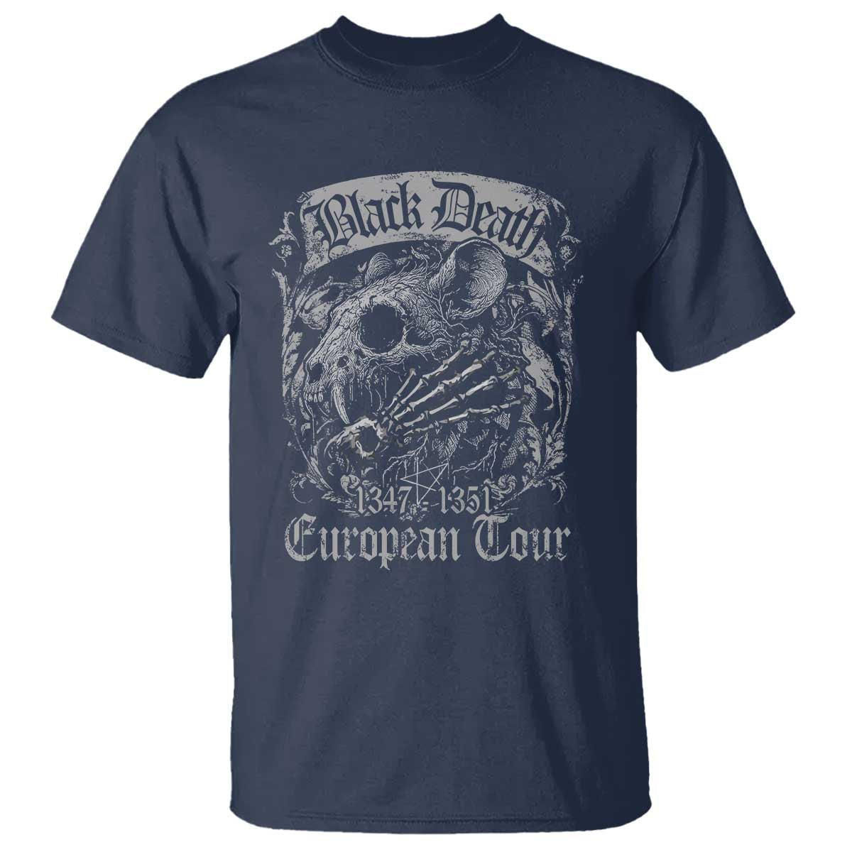 black-death-european-tour-t-shirt-plague-rat-medieval-history-gothic