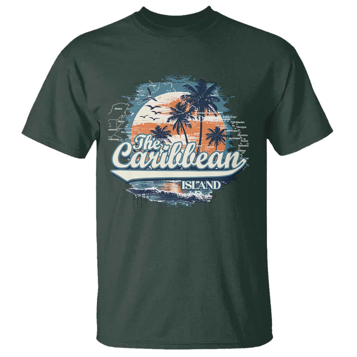 funny-the-caribbean-islands-t-shirt-caribbean-sea-tour-summer-vacation