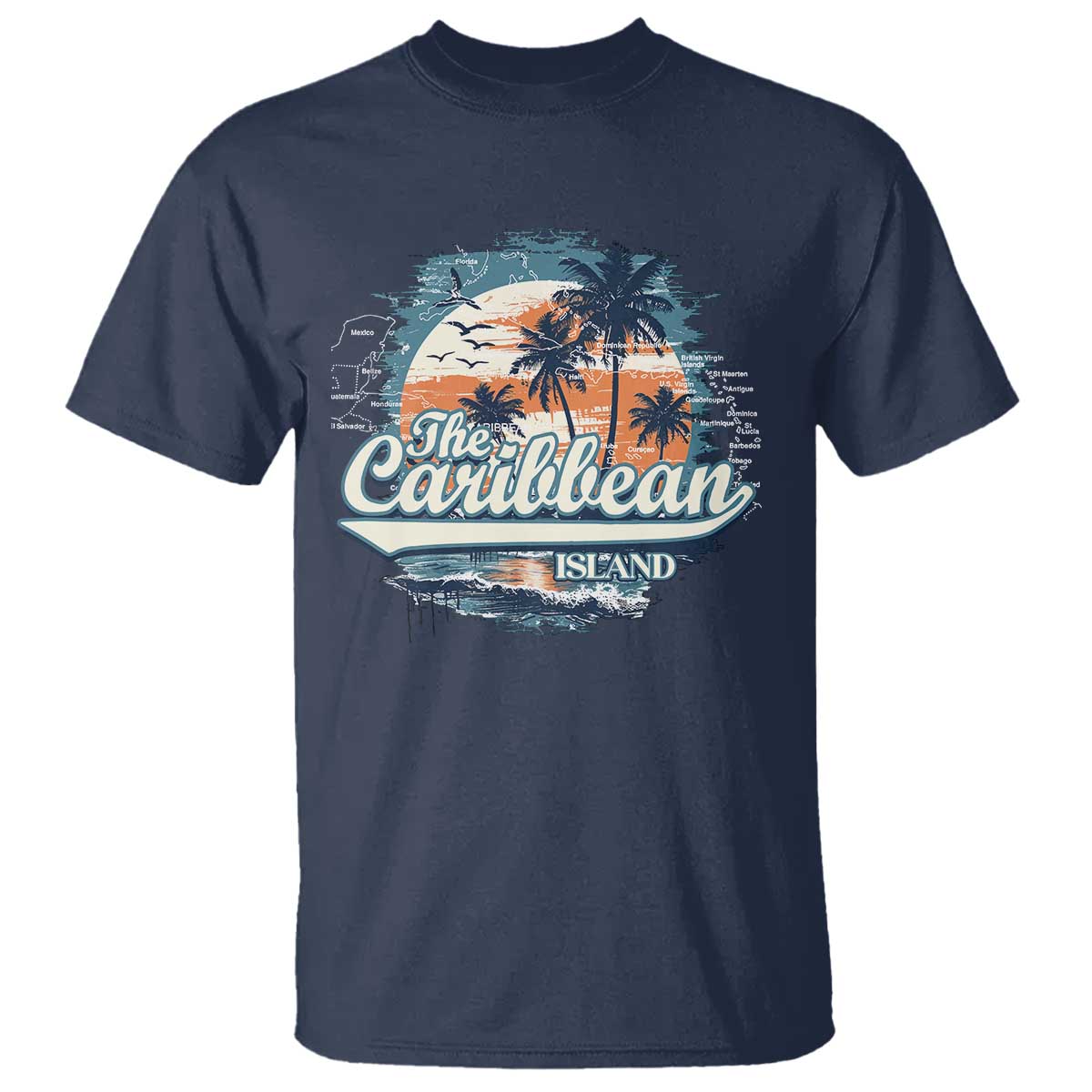 funny-the-caribbean-islands-t-shirt-caribbean-sea-tour-summer-vacation