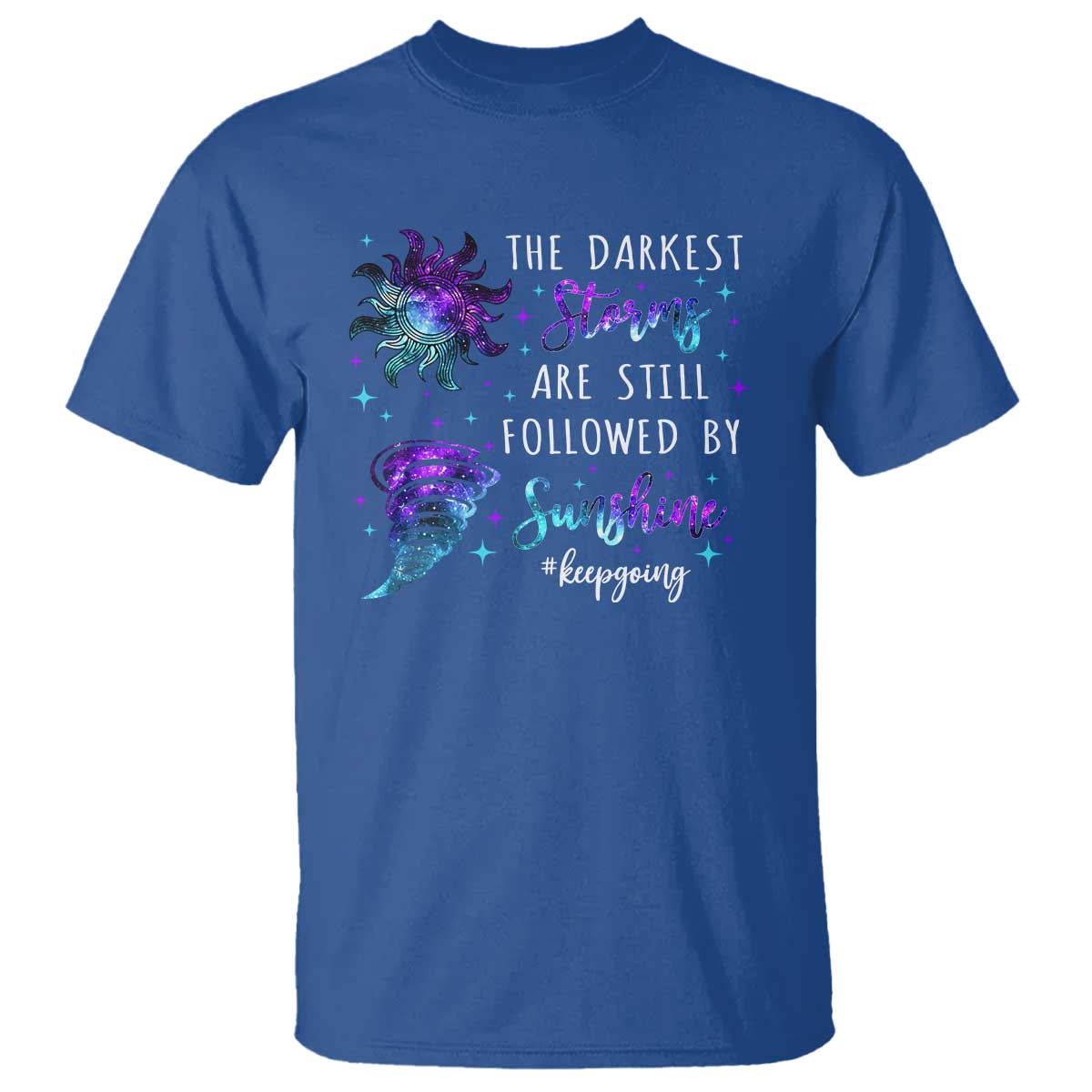 Suicide Prevention Support T Shirt Semicolon Flower Cloud Rain Wash Away Pain