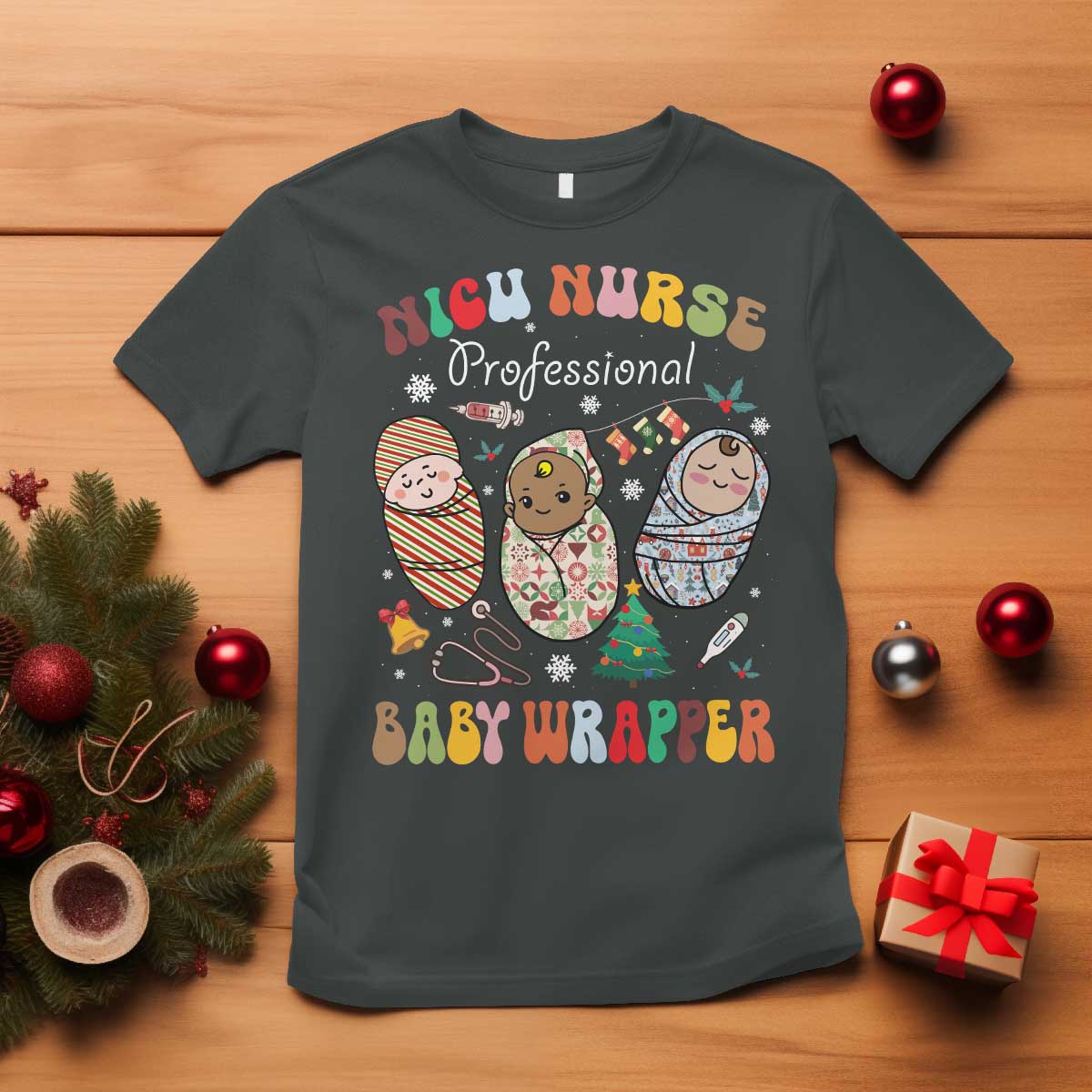 funny-nicu-nurse-christmas-t-shirt-professional-baby-wrapper