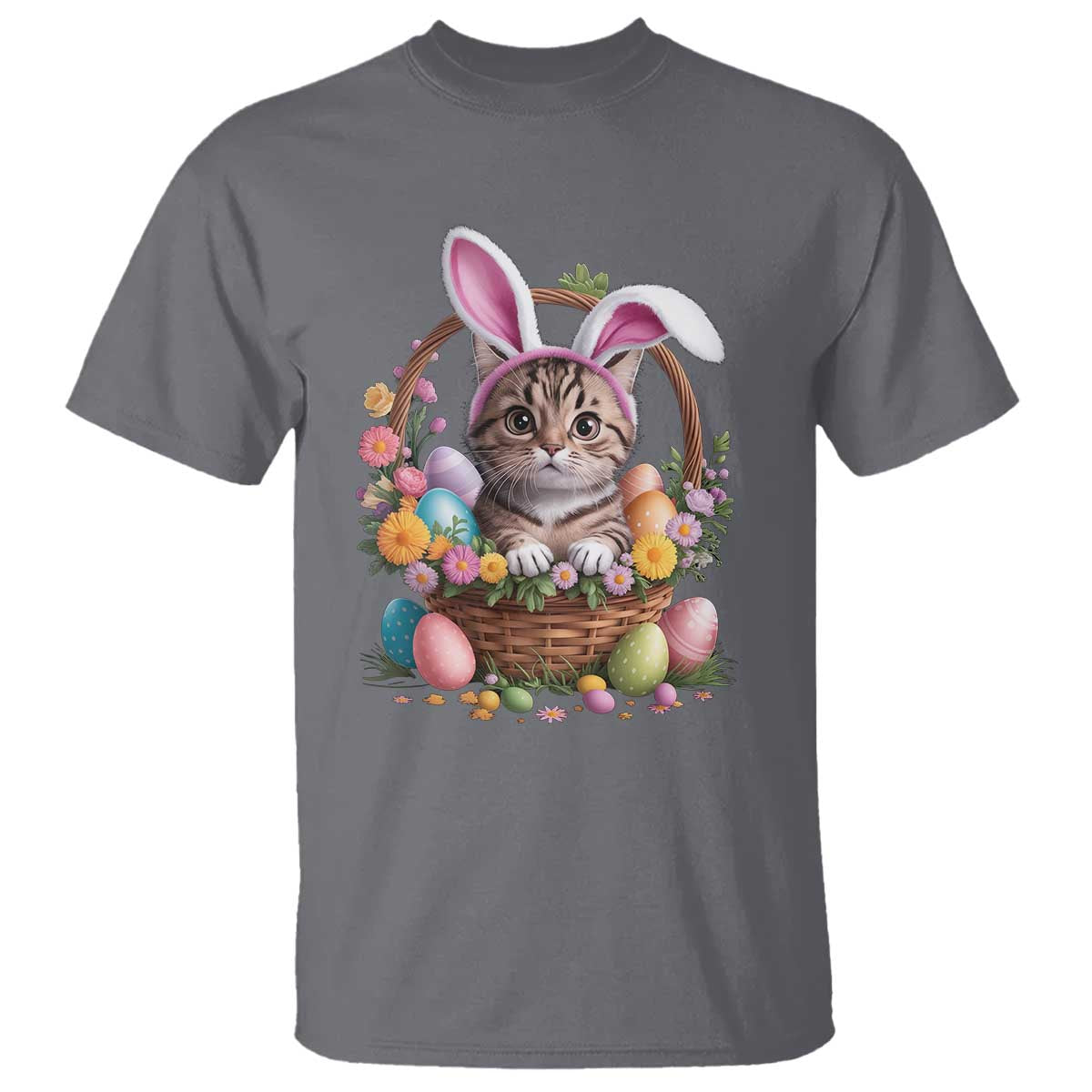 funny-easter-day-cat-bunny-ears-egg-basket-t-shirt