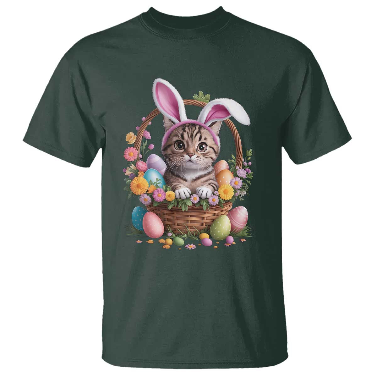 funny-easter-day-cat-bunny-ears-egg-basket-t-shirt