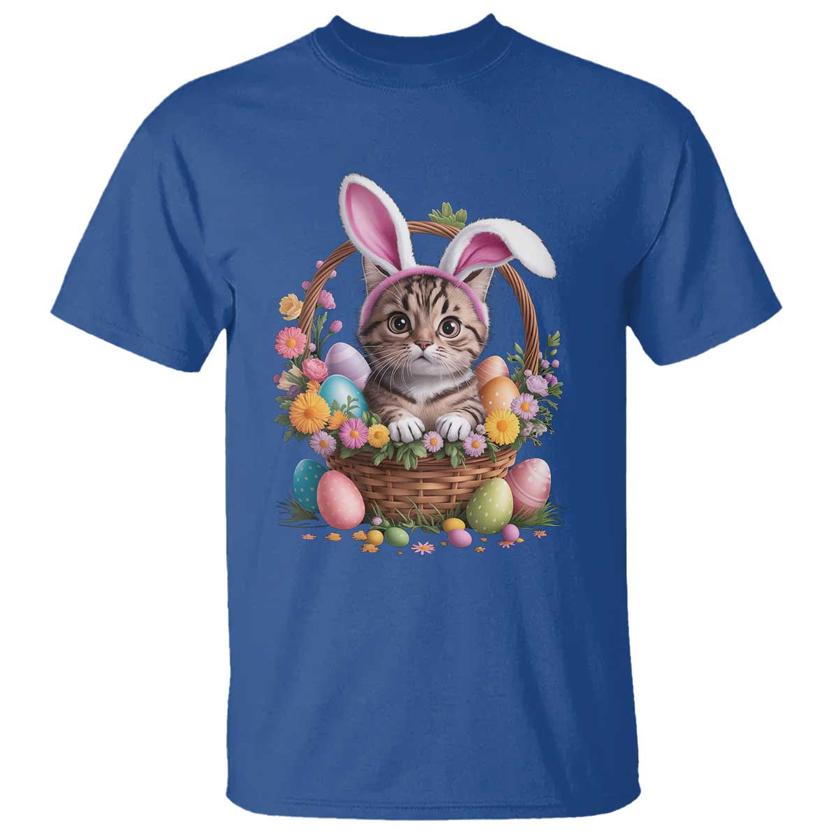 funny-easter-day-cat-bunny-ears-egg-basket-t-shirt