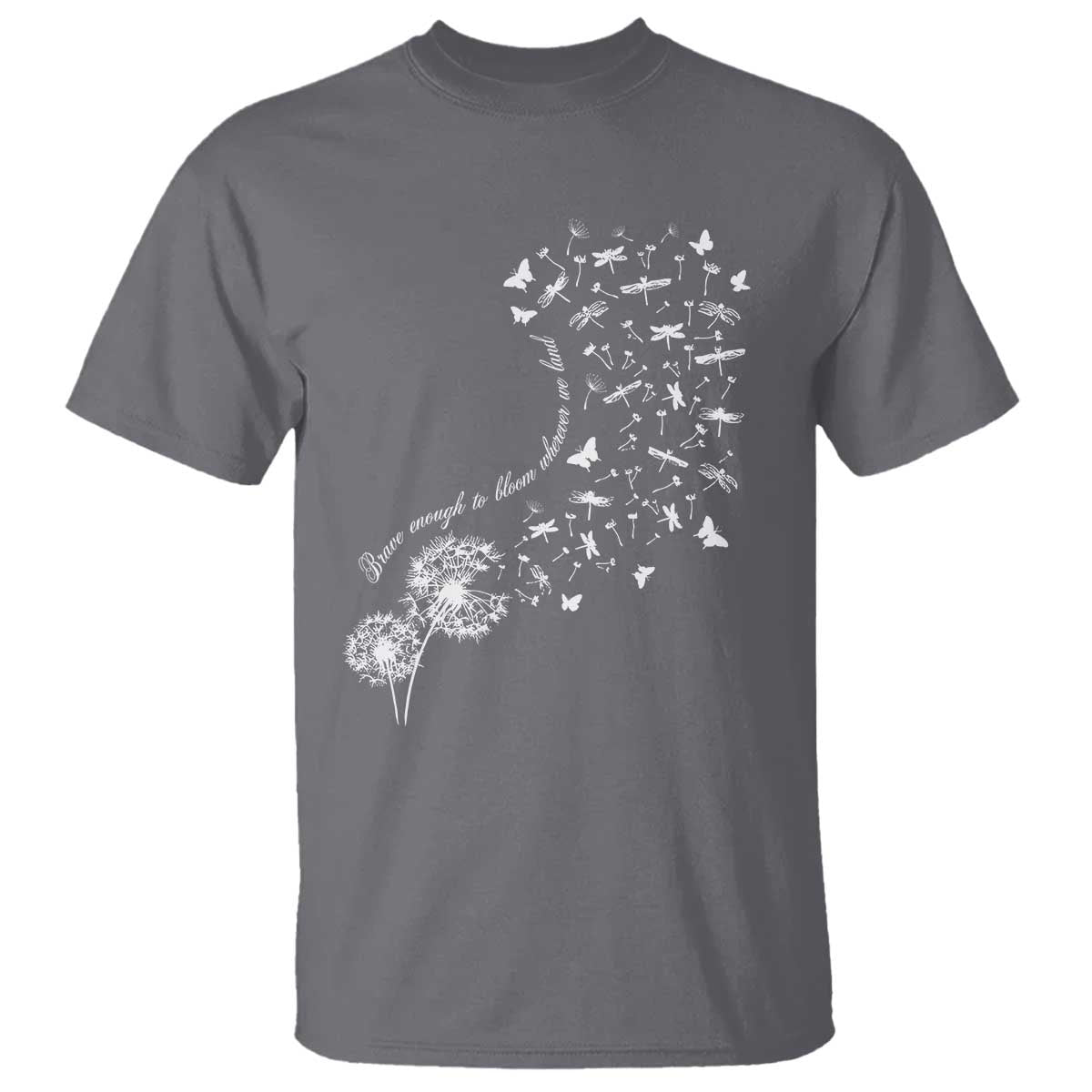 military-child-month-t-shirt-brave-enough-to-bloom-wherever-we-land-dandelion-flowers