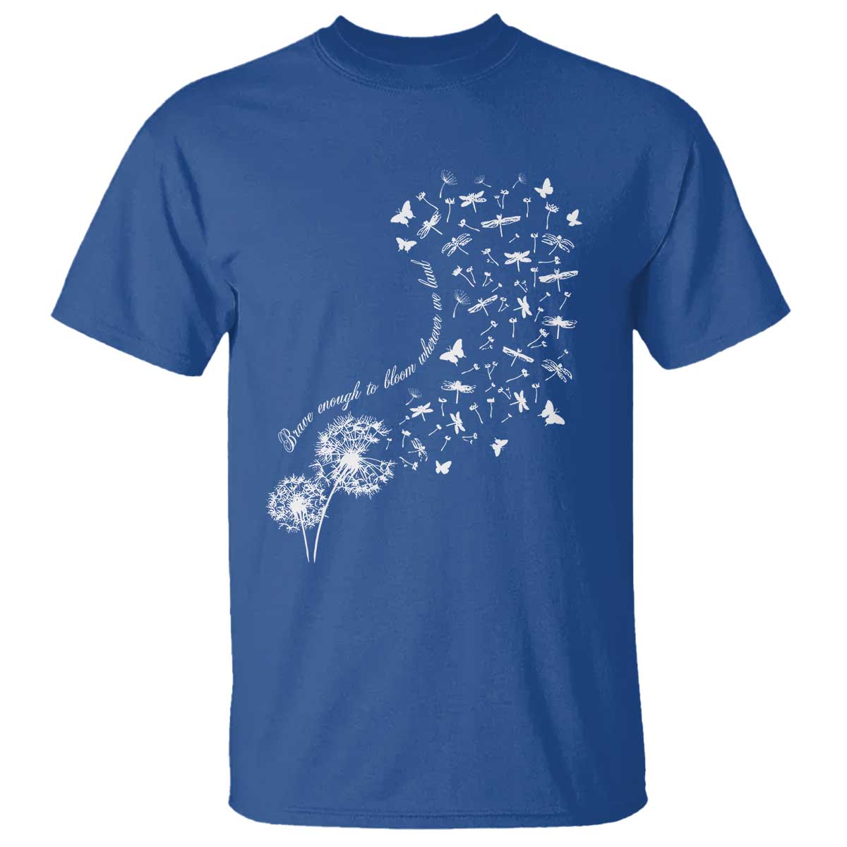 military-child-month-t-shirt-brave-enough-to-bloom-wherever-we-land-dandelion-flowers