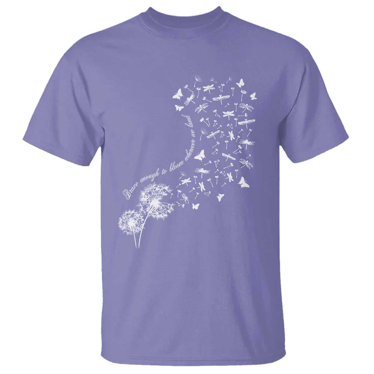 military-child-month-t-shirt-brave-enough-to-bloom-wherever-we-land-dandelion-flowers