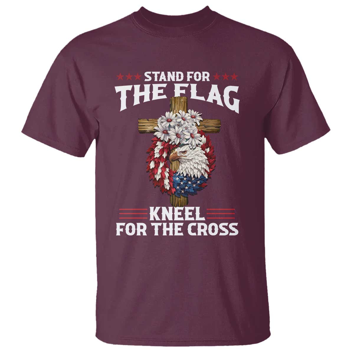 christian-faith-t-shirt-4th-of-july-stand-for-the-flag-kneel-for-the-cross-usa-flag