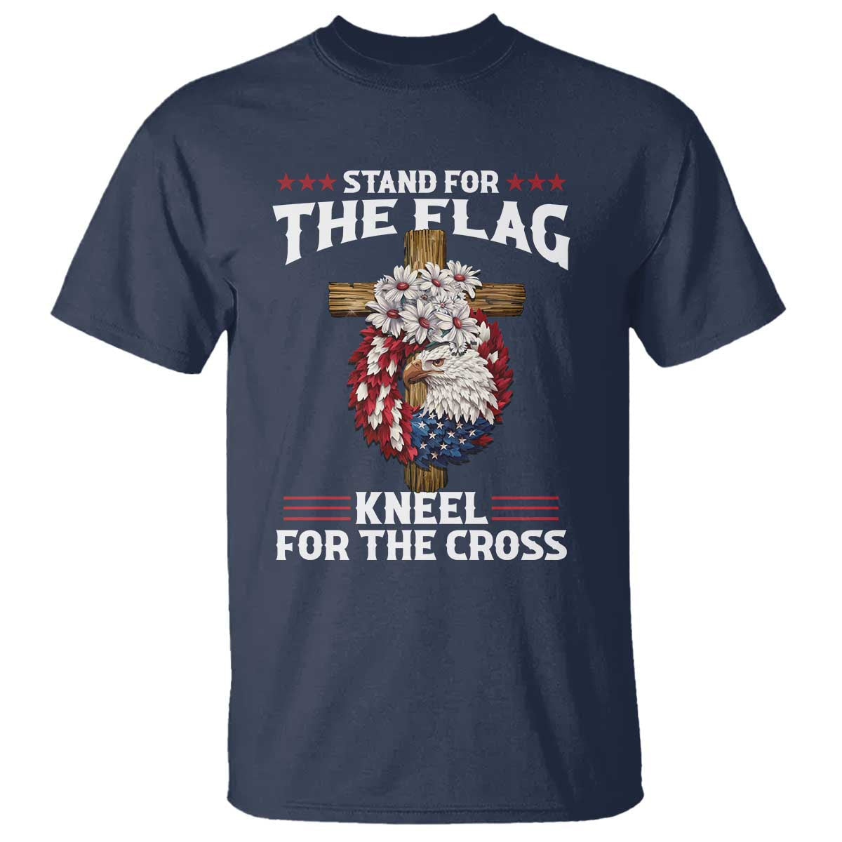 christian-faith-t-shirt-4th-of-july-stand-for-the-flag-kneel-for-the-cross-usa-flag