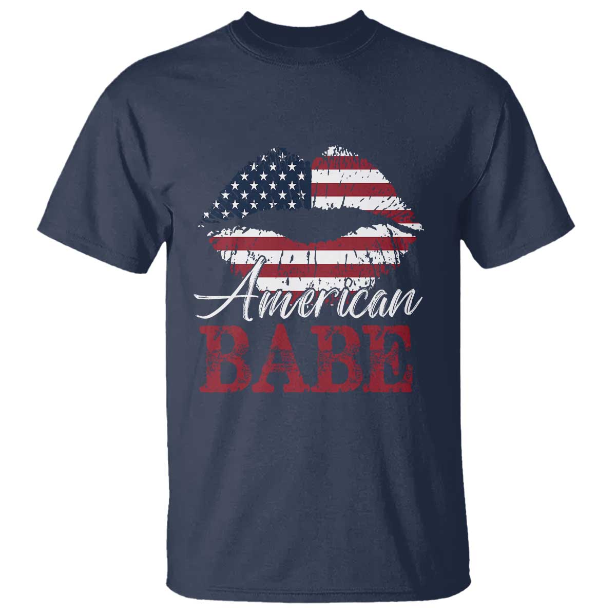 funny-4th-of-july-t-shirt-american-babe-flag-vintage-lips