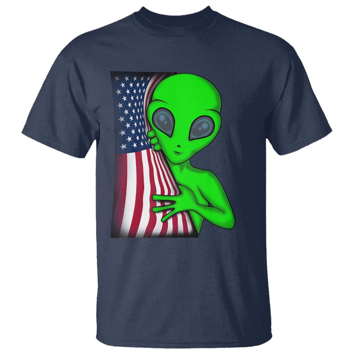funny-4th-of-july-alien-t-shirt-usa-american-flag-ufo