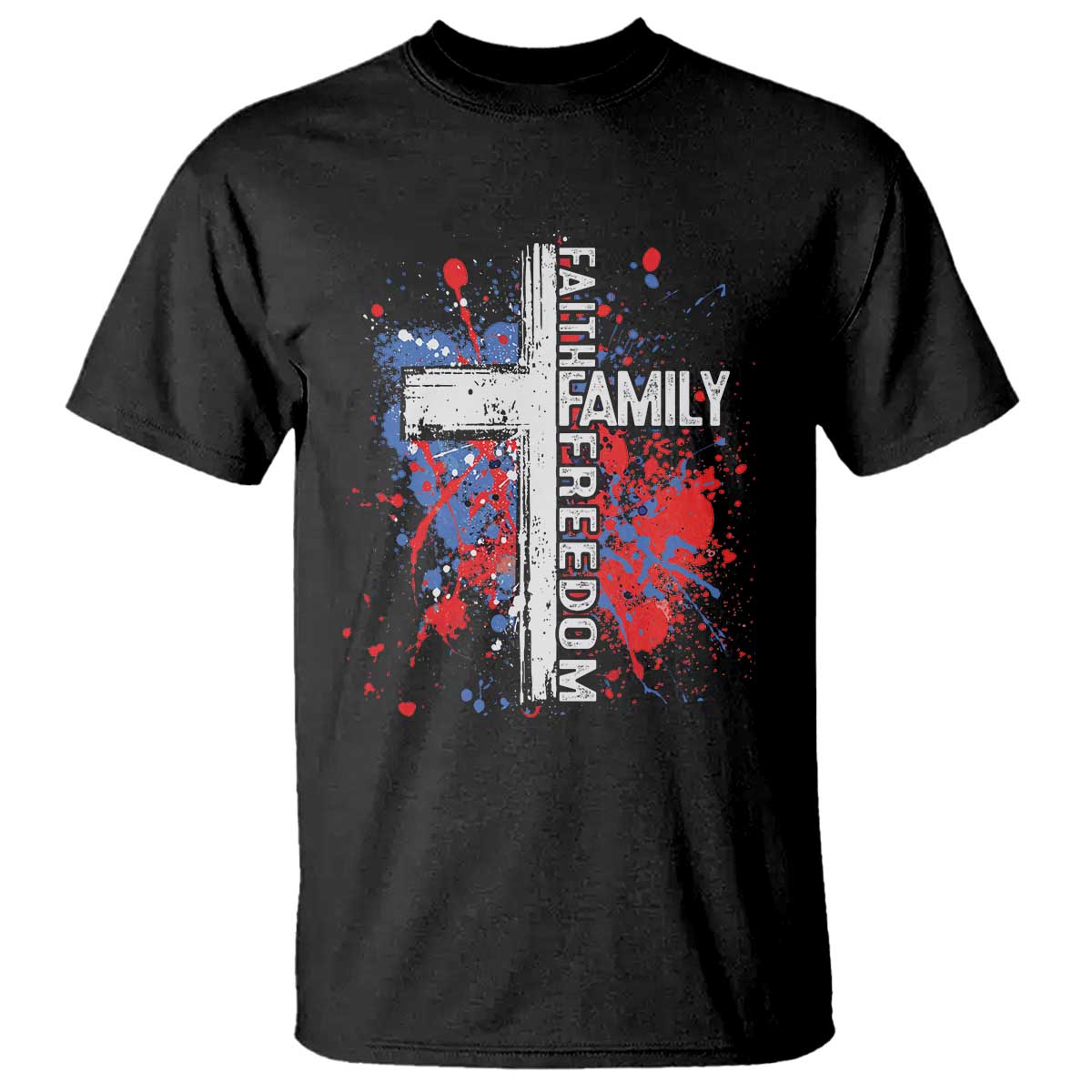 patriotic-christian-t-shirt-faith-family-freedom-vintage-usa-flag-cross-4th-of-july
