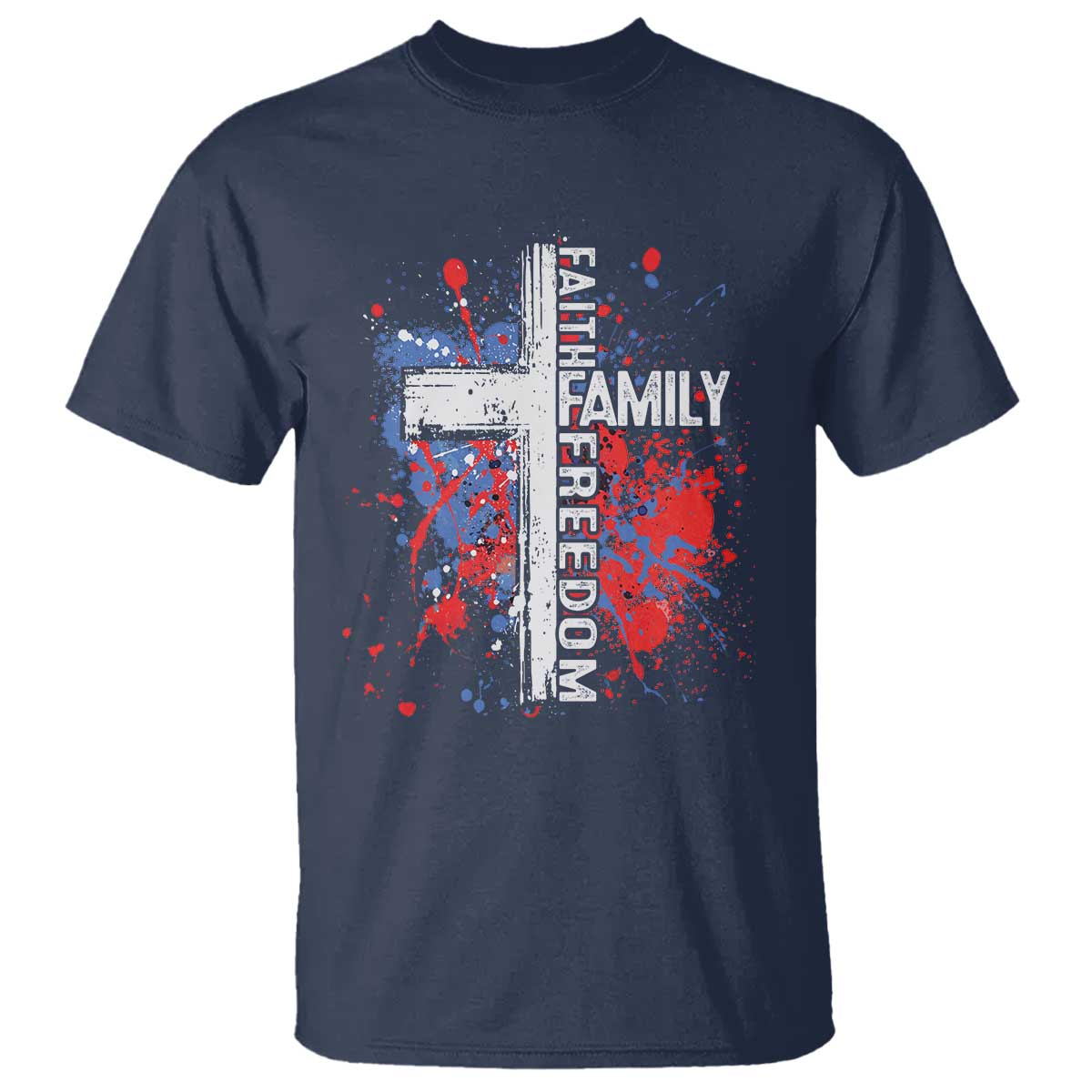 patriotic-christian-t-shirt-faith-family-freedom-vintage-usa-flag-cross-4th-of-july