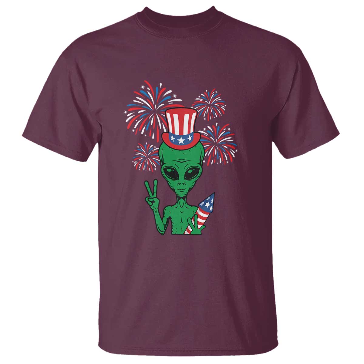 funny-fourth-of-july-alien-t-shirt-american-usa-flag-fireworks