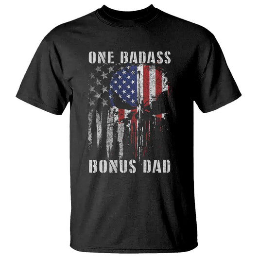 funny-one-badass-bonus-dad-t-shirt-step-dad-fathers-day-4th-of-july-american-flag-skull