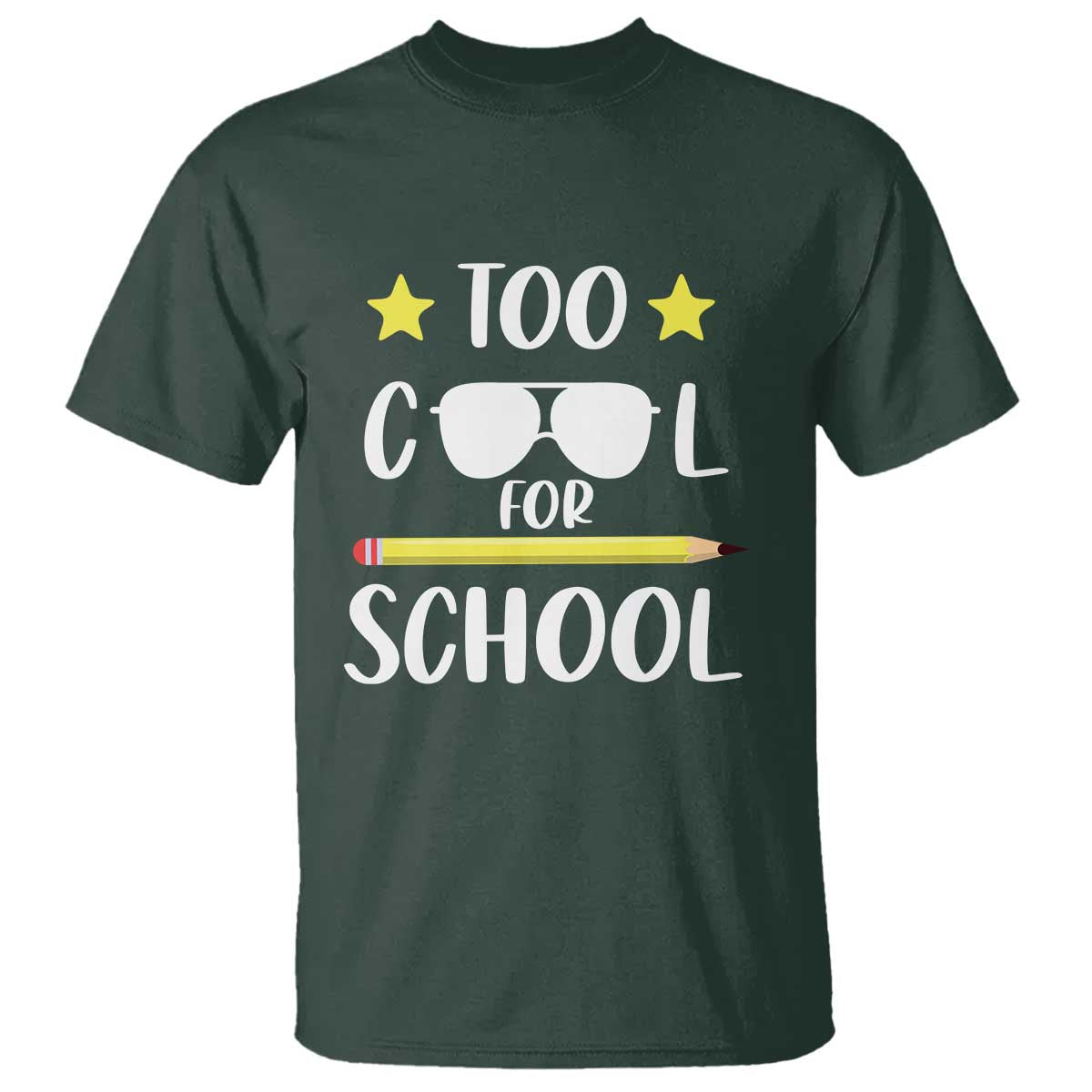 funny-back-to-school-t-shirt-too-cool-for-school-sunglasses