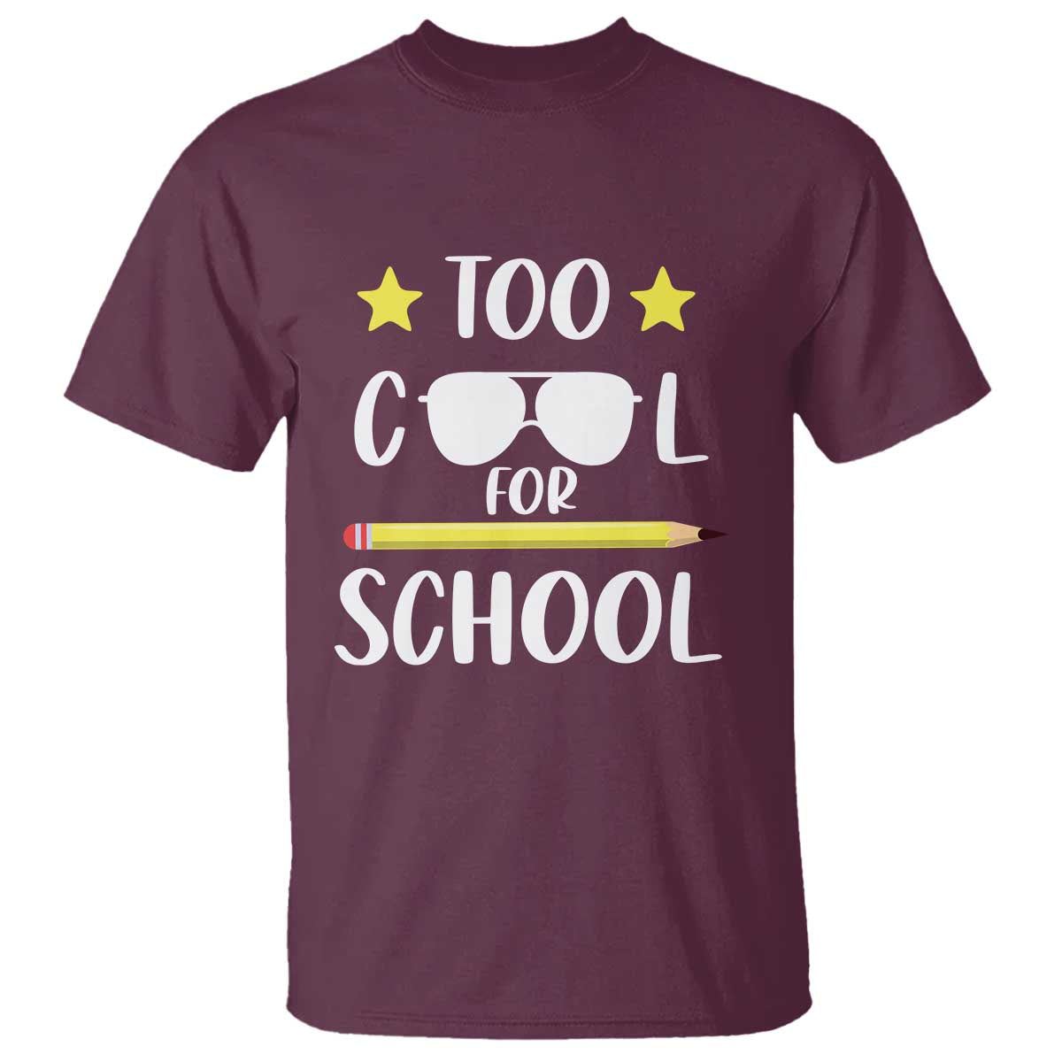 funny-back-to-school-t-shirt-too-cool-for-school-sunglasses