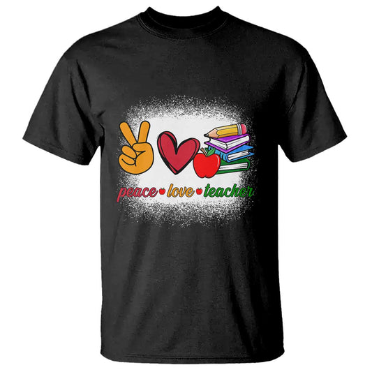 teacher-t-shirt-peace-love-teach-cute-apple-book-pencil
