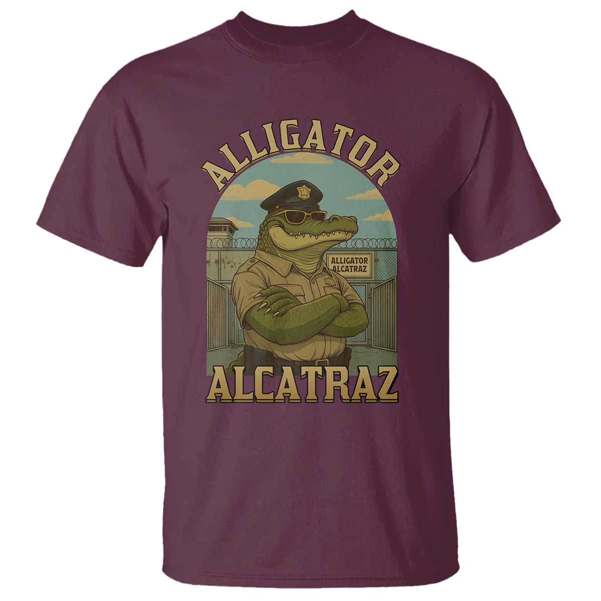 funny-aligator-alcatraz-everglades-t-shirt-police-alligator-alligatraz-meme