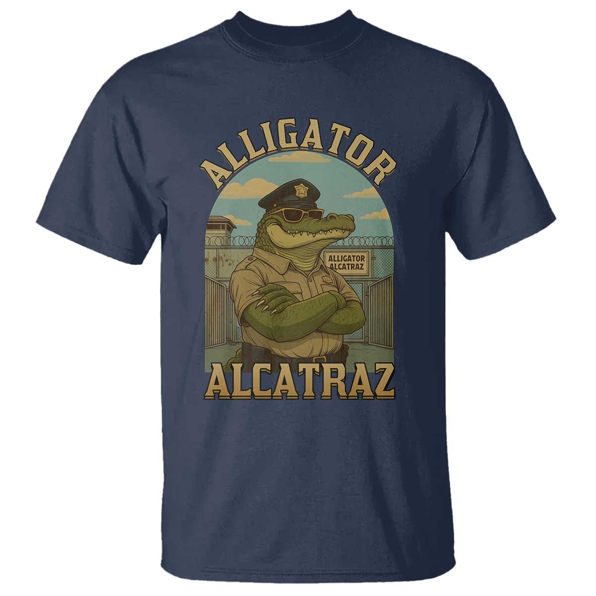 funny-aligator-alcatraz-everglades-t-shirt-police-alligator-alligatraz-meme