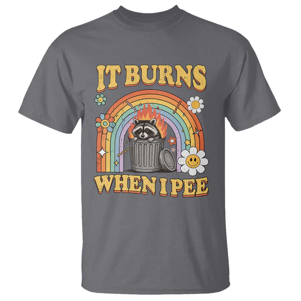 funny-it-burns-when-i-pee-t-shirt-sarcastic-burning-racoon-meme