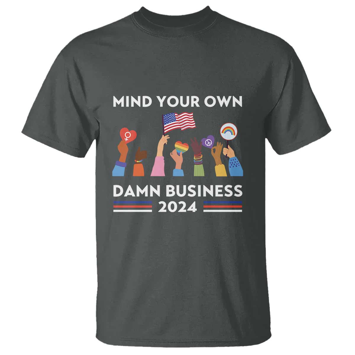 harris-walz-t-shirt-mind-your-own-damn-business-2024-american-flag-rainbow-lgbt