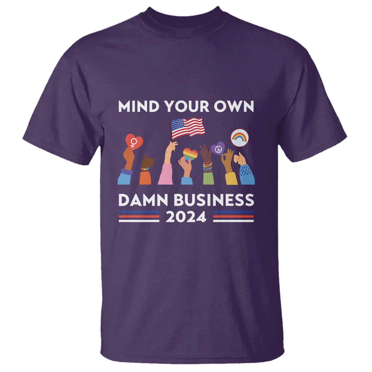 harris-walz-t-shirt-mind-your-own-damn-business-2024-american-flag-rainbow-lgbt
