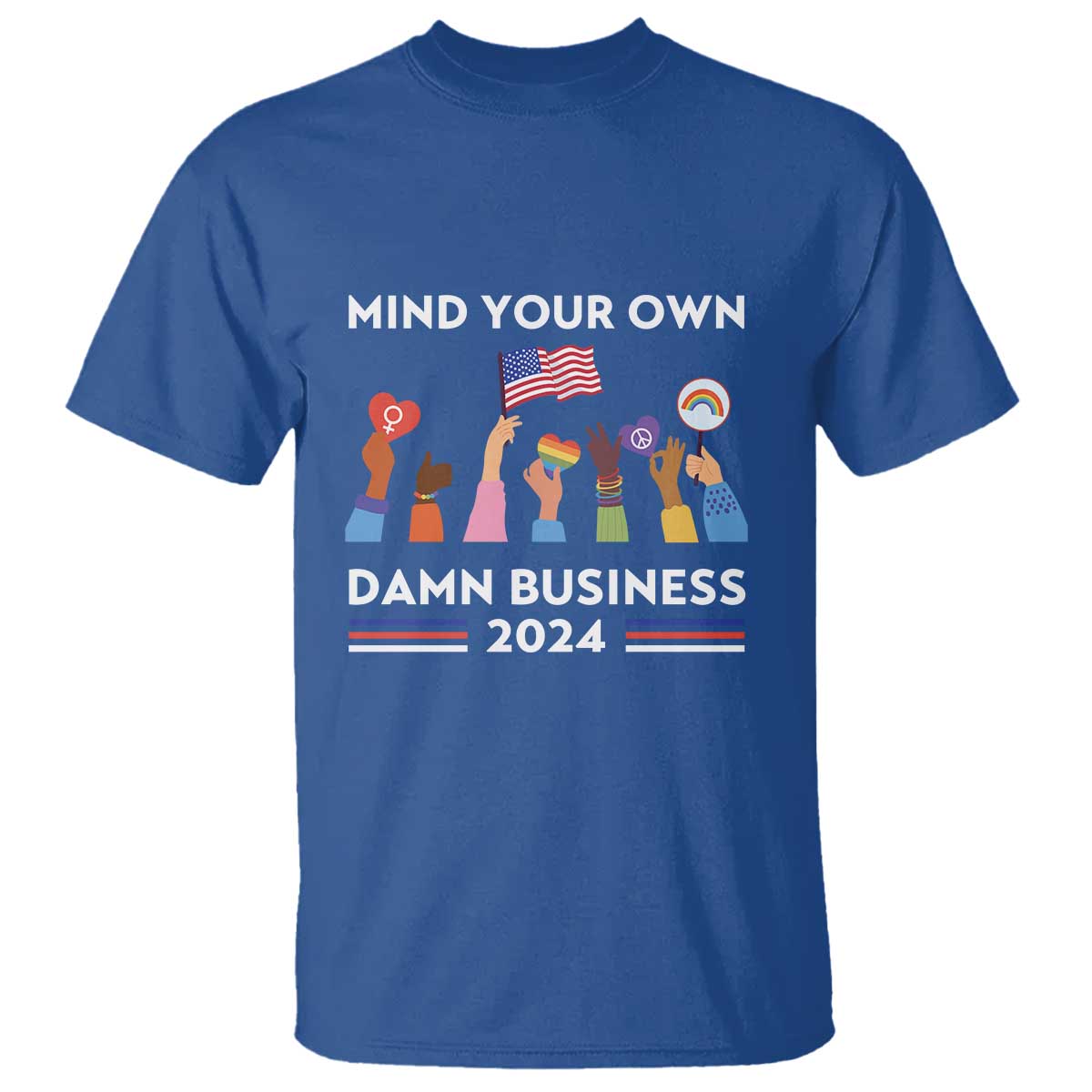 harris-walz-t-shirt-mind-your-own-damn-business-2024-american-flag-rainbow-lgbt