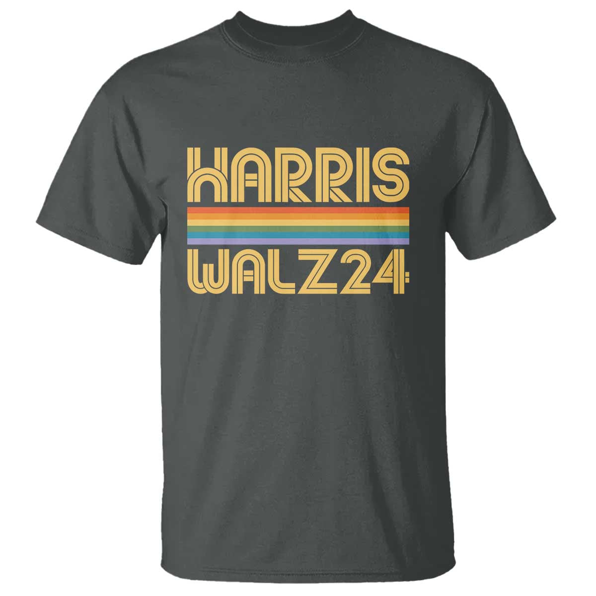 harris-walz24-t-shirt-retro-rainbow-stripes-lgbt-flag-us-presidential-election-2024