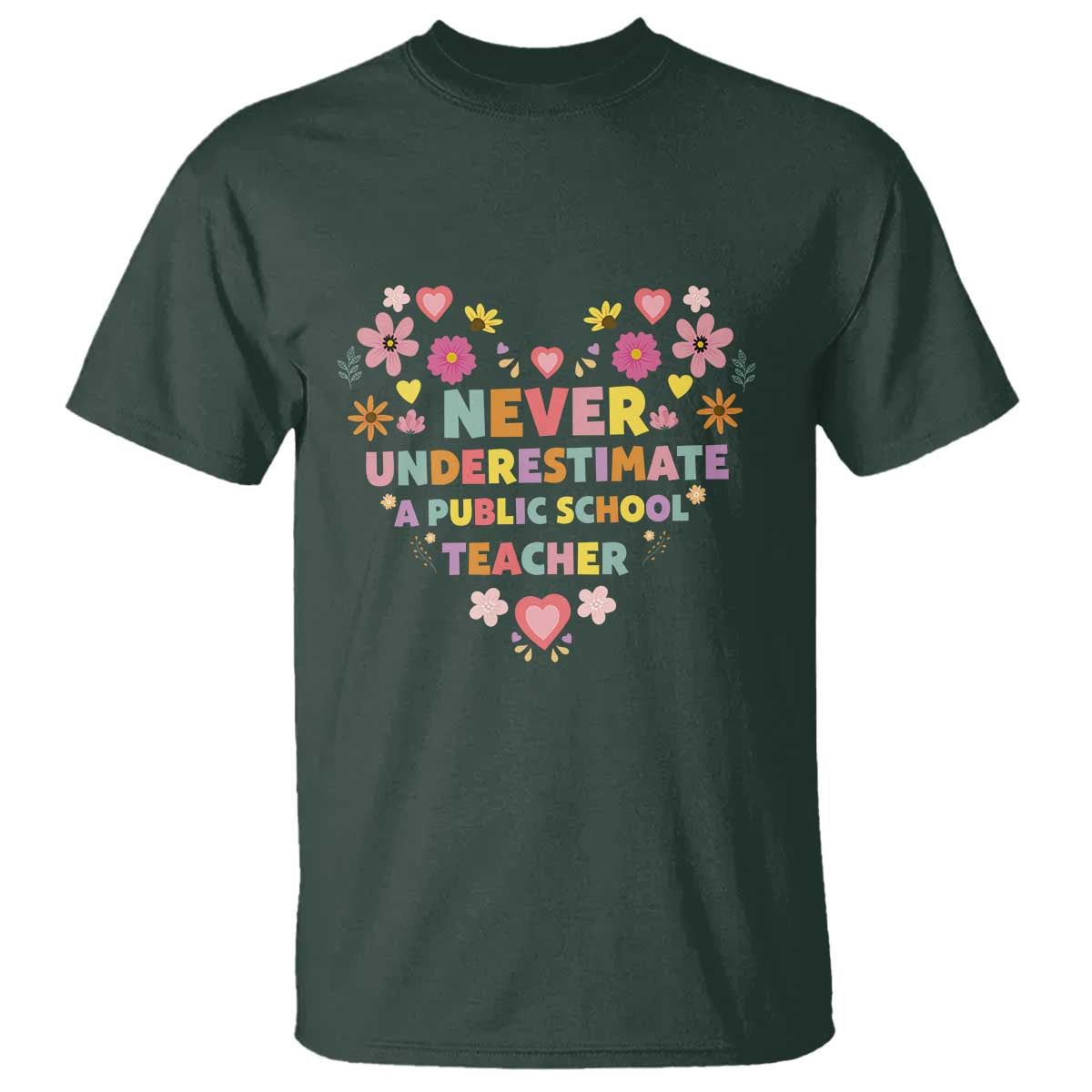 harris-walz-supporter-t-shirt-never-underestimate-a-public-school-teacher-flower-heart