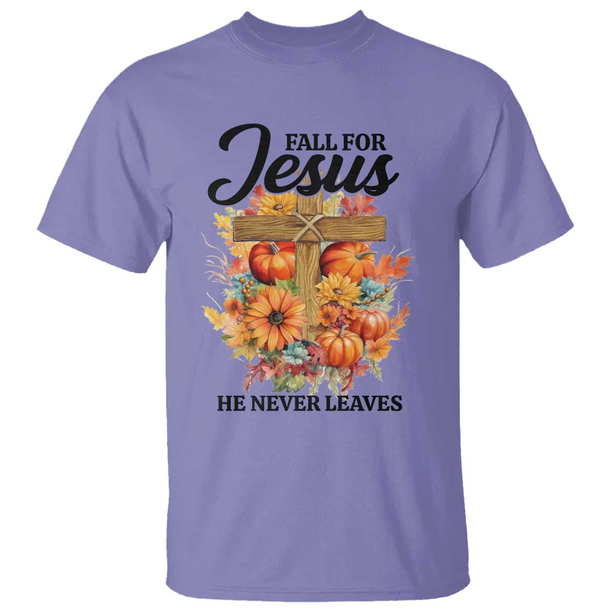 funny-christian-t-shirt-fall-for-jesus-he-never-leaves-thanksgiving