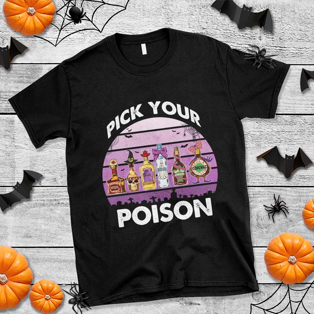 funny-halloween-t-shirt-pick-your-poison-wine-bottles-witch