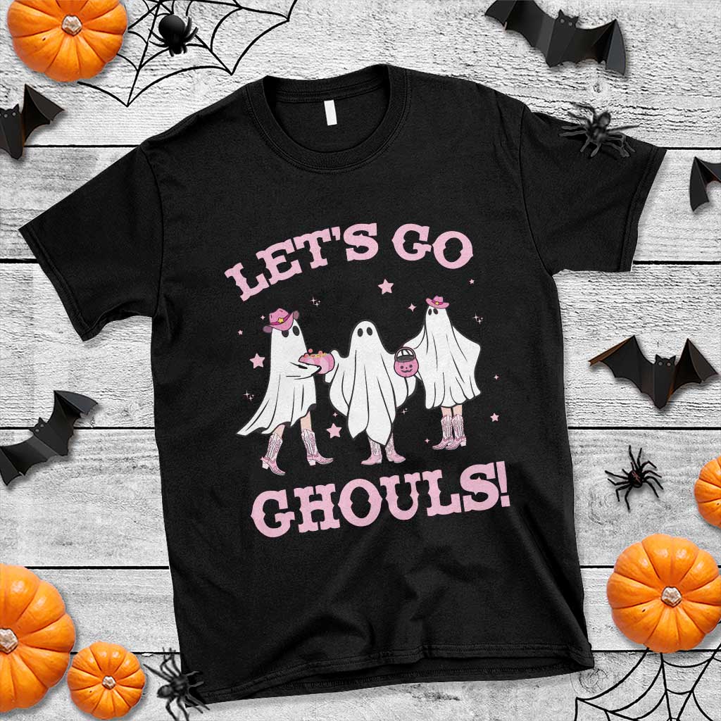 funny-halloween-t-shirt-lets-go-ghouls-cowgirl-western-ghost