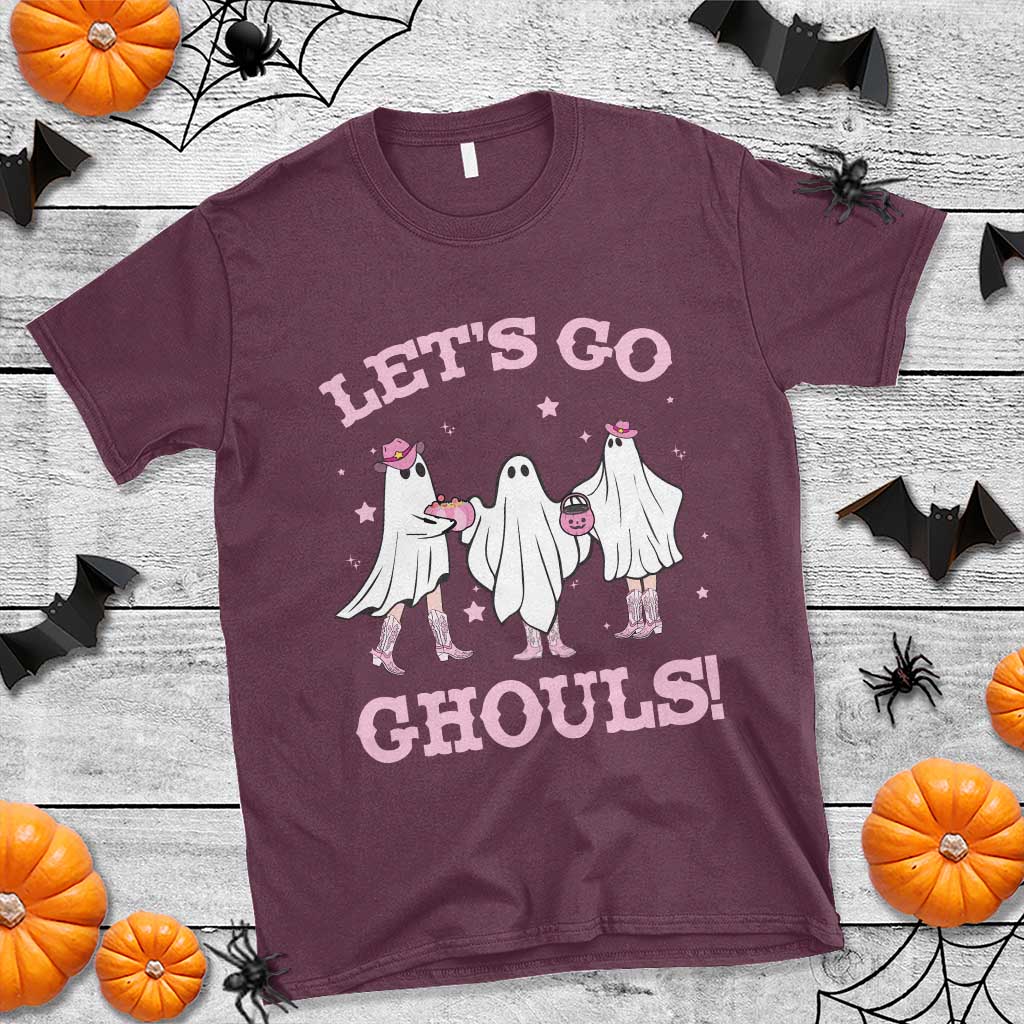 funny-halloween-t-shirt-lets-go-ghouls-cowgirl-western-ghost