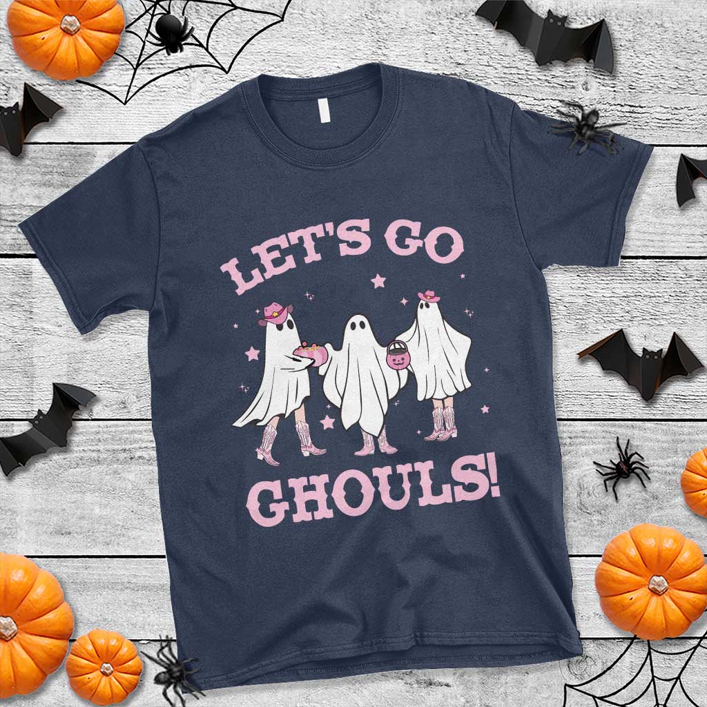 funny-halloween-t-shirt-lets-go-ghouls-cowgirl-western-ghost