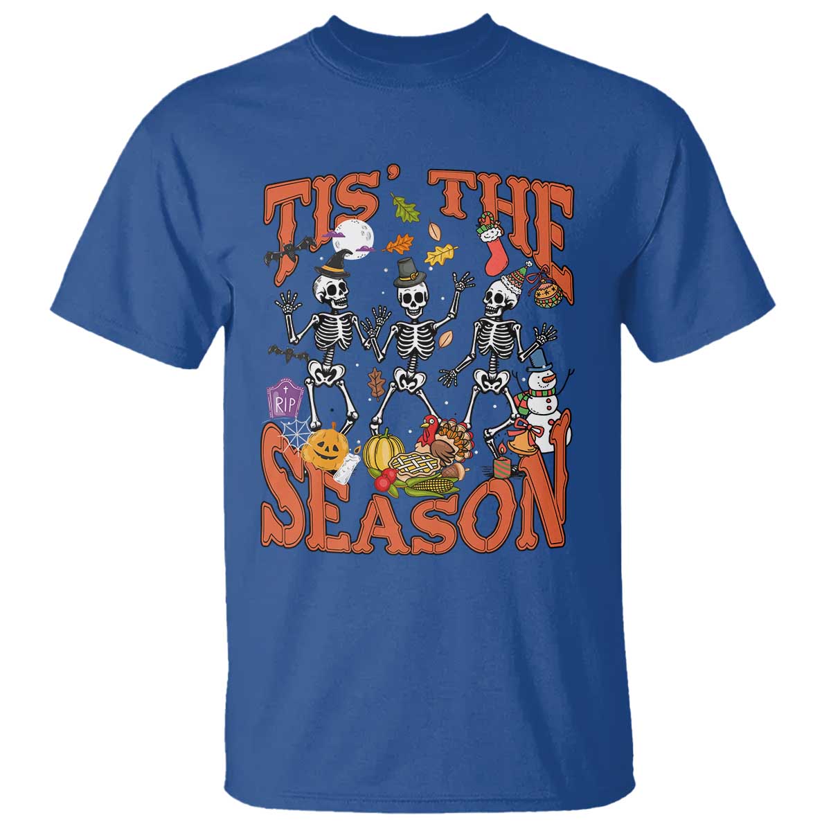 funny-hallothankmas-t-shirt-tis-the-season-halloween-thanksgiving-christmas-skeleton