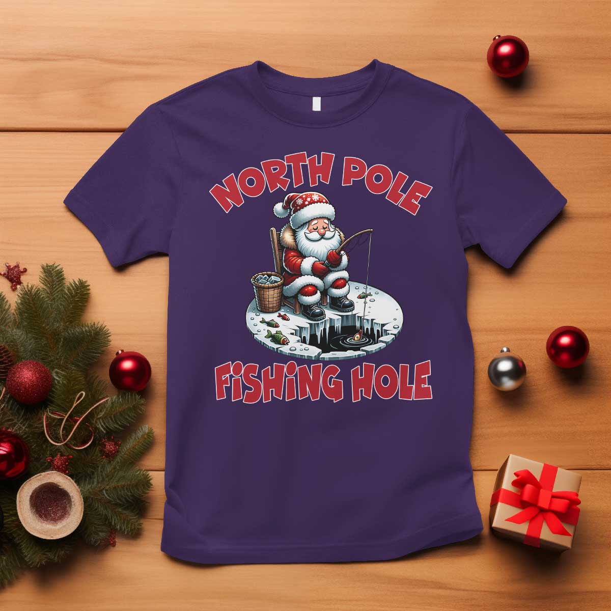 funny-christmas-fishing-t-shirt-north-pole-fishing-hole-cute-santa