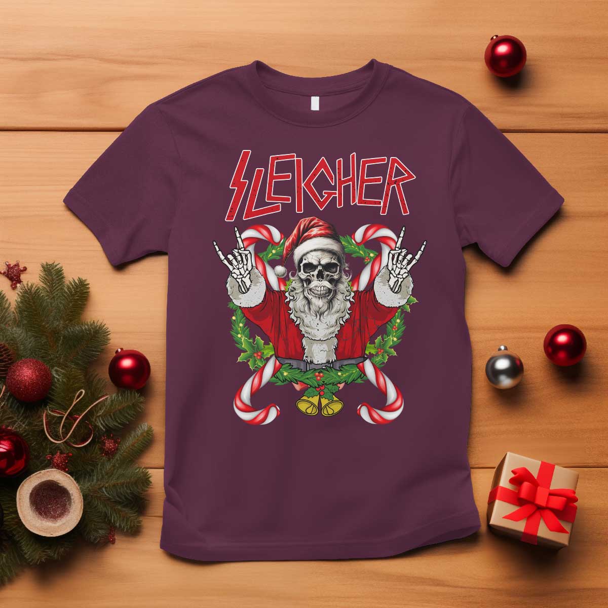 christmas-heavy-metal-t-shirt-sleigher-skeleton-santa-xmas-wreath