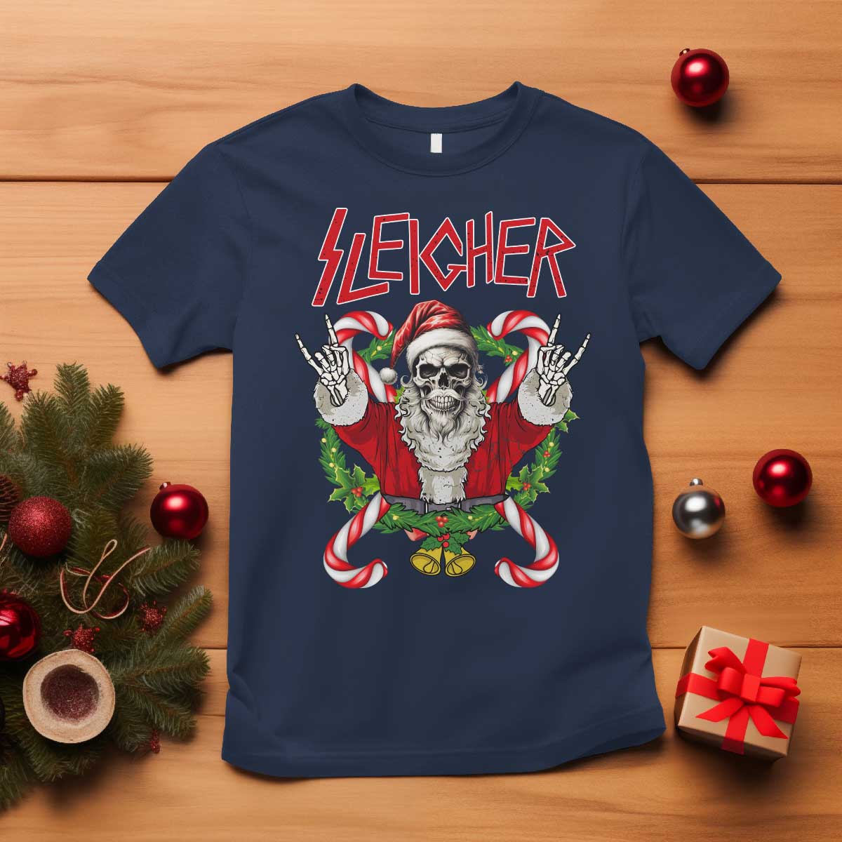 christmas-heavy-metal-t-shirt-sleigher-skeleton-santa-xmas-wreath